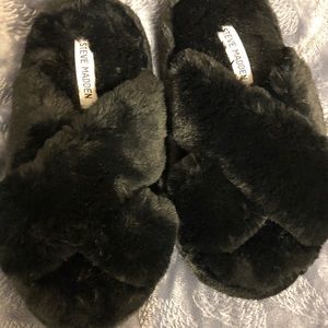 Fluffy slippers